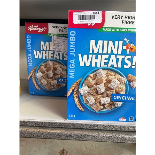 Mega Jumbo Mini-Wheats! Original 2 x 1.6kg