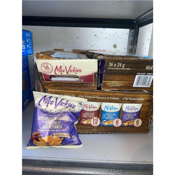 Miss Vickie's Kettle Cooked Potato Chips 36 x 24g