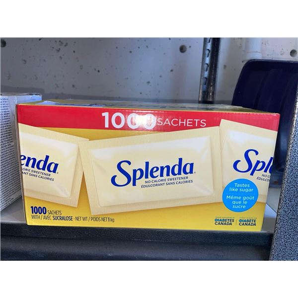 Splenda No Calorie Sweetener 1000 Sacs
