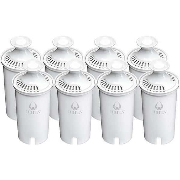 Brita Standard Replacement Filters for Pitchers and Dispensers - BPA Free - 8 Count