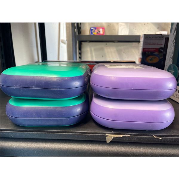 Bento Style Lunch Box Set Lot of 4