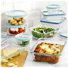 Image 1 : Snapware Pure Pyrex 18-Piece Glass Food Storage Set, Clear