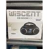 Image 2 : Portable CD Player Boombox with FM Stereo Radio,Bluetooth Wireless,CD-R/CD-RW/MP3/WMA Playback,USB M