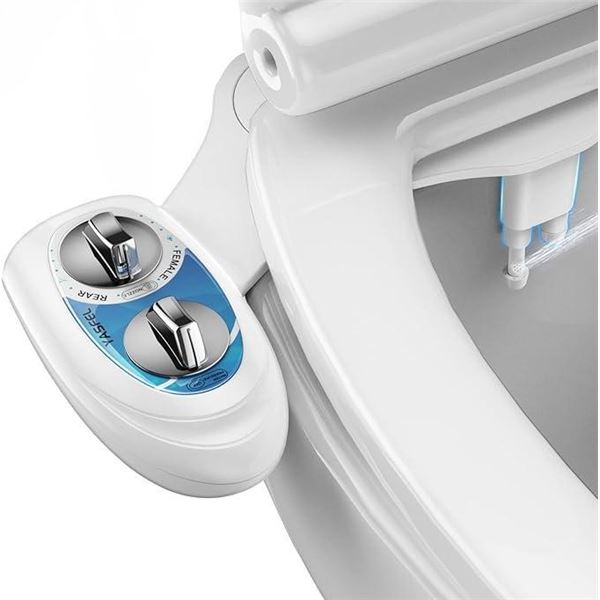 YASFEL Modern Self Cleaning Bidet Attachment for Toilet, Non-Electric Bidet, Fresh Cold Bidet Attach