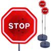 Image 1 : Andalus Brands Flashing Led Stop Sign Garage Parking Assistant System - Garage Car Stop Indicator - 