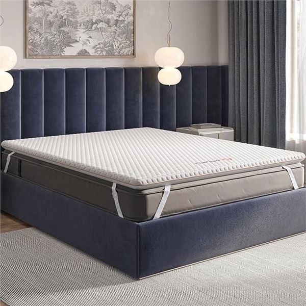 Dormeo Mattress Topper King - Relieving Octaspring Technology Mattress Topper - King Bed Toppers, Co