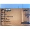 Image 2 : Gen Pak 12oz Hinged Deli Containers Regular Lid 2 x 100
