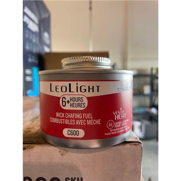 Leo Light Screw Top Wick Chafing Fuel Lot of 12 x 240g