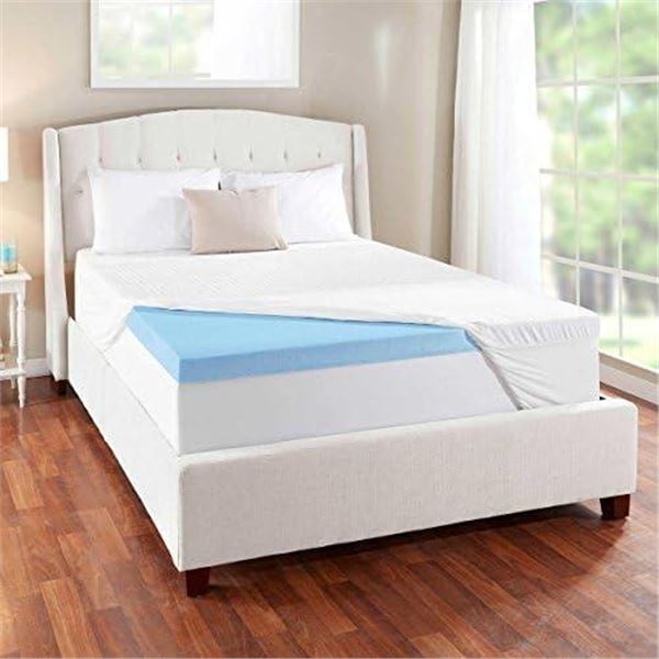 Novaform Gel Memory Foam 3in Mattress Topper Queen