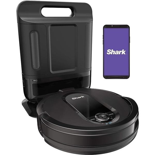 Shark IQ Robot Vacuum with Self-Empty Base Powerful Suction Wi-Fi Voice Command Total Home Mapping P