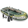 Image 1 : Intex Seahawk 3 Boat Set, 116-Inch x 54-Inch x 17-Inch Size, Green/Yellow