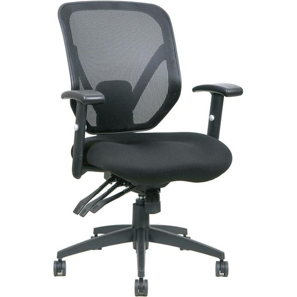 TygerClaw TYFC2311 Mesh Back Office Chair, Black