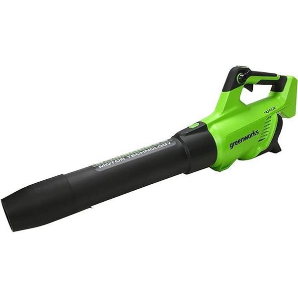 Greenworks 40V (130 MPH / 550 CFM / 75+ Compatible Tools) Cordless Brushless Axial Leaf Blower, Tool