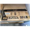 Image 2 : Yes4All Cast Iron Ruck Weight, Ruck Plate, Rucking Backpack Weights for Rucking, Swings, Squat, Stre