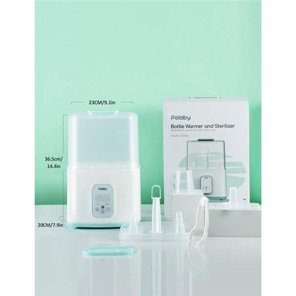 Pelaby Baby Bottle Warmer and Dryer, 3-in-1 Bottle Steam Heater