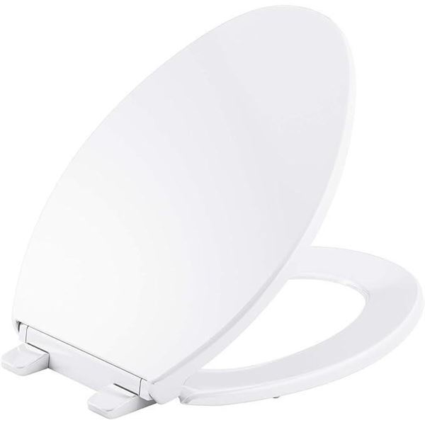 Kohler 30015-0 Layne Quiet-Close Elongated Toilet Seat