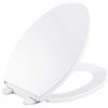 Image 1 : Kohler 30015-0 Layne Quiet-Close Elongated Toilet Seat