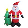 Image 1 : Santa Inflatable with Christmas Tree