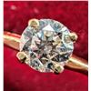 Image 2 : 10K Yellow Gold 0.95G Lab Diamond 0.3Ct Ring (~Size 6.5)(Ring is resizable for $40), Made in Canada,