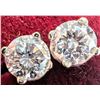 Image 2 : 14K White Gold Lab Diamond 0.7Ct Earrings, Made in Canada, Appraised Retail $1500