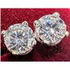 Image 3 : 14K White Gold Lab Diamond 0.7Ct Earrings, Made in Canada, Appraised Retail $1500