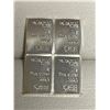 Image 1 : Valcambi Suisse Pure .999 Silver Lot of 4 Wafer Bars