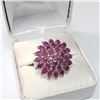 Image 4 : Silver Natural Ruby(7ct) Ring (~weight 7.84g), Appraised Retail $900