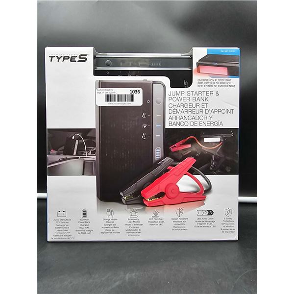 TYPE S Jump Starter / Power Bank  8 000 MAH