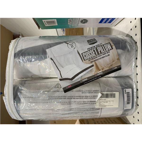 Utopia Bedding Premium Quality Gusset Pillows Lot of 2