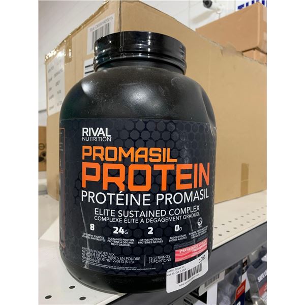 Rival Promasil Protein Powder 5lb Container Strawberries & Cream