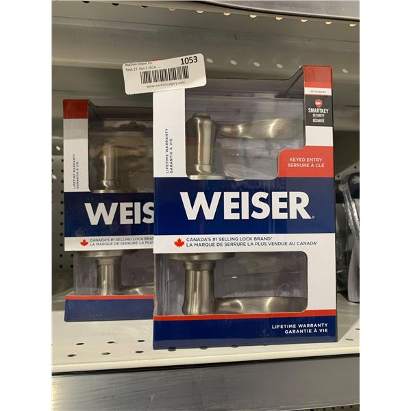 Weiser Keyed Entry SmartKey Security Lot of 2