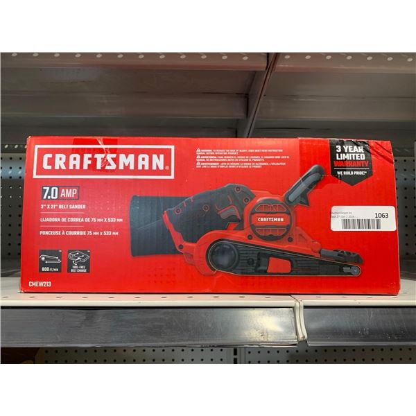 Craftsman 7.0AMP 3" x 21" Belt Sander CMEW213