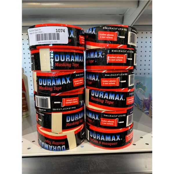 Duramax Masking Tape 36mmx x25m Lot of 12