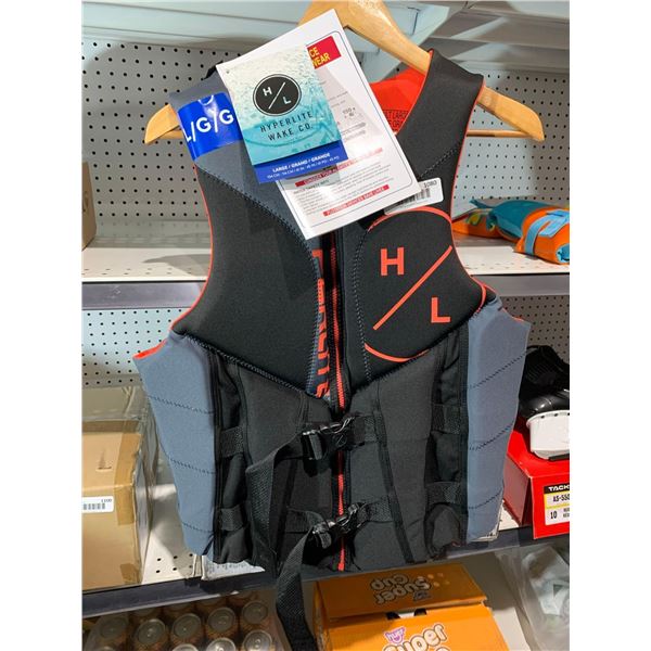 Hyperlite Wake Co. Adult Size Large Life Vest 41" - 45"