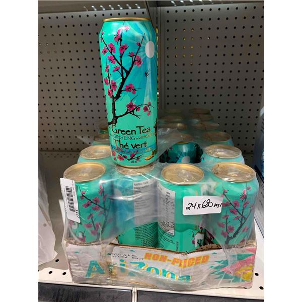 Arizona Green tea w/ Ginseng & Honey 24 x 680ml