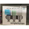Image 2 : SimpleHuman Wall Mount Triple Pump 15fl oz each