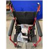 Image 2 : Medline Basic Aluminum Transport Chair 12" Wheels 18"