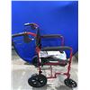 Image 6 : Medline Basic Aluminum Transport Chair 12" Wheels 18"