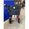 Image 7 : Medline Basic Aluminum Transport Chair 12" Wheels 18"