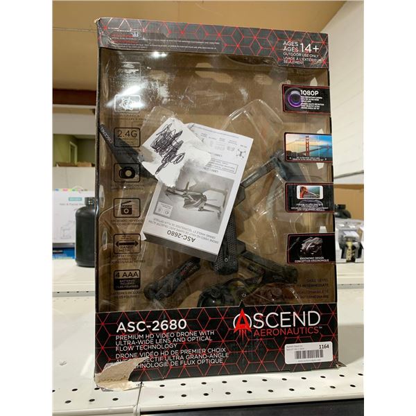 Ascend Aeronautics ASC-2680 Premium HD Video Drone With Ultra Wide Lens & Optical Flow Technology