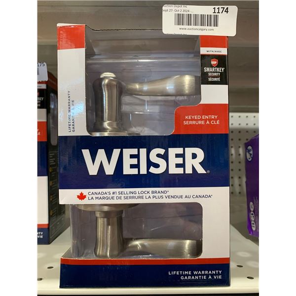 Weiser Keyed Entry With Smartkey Security