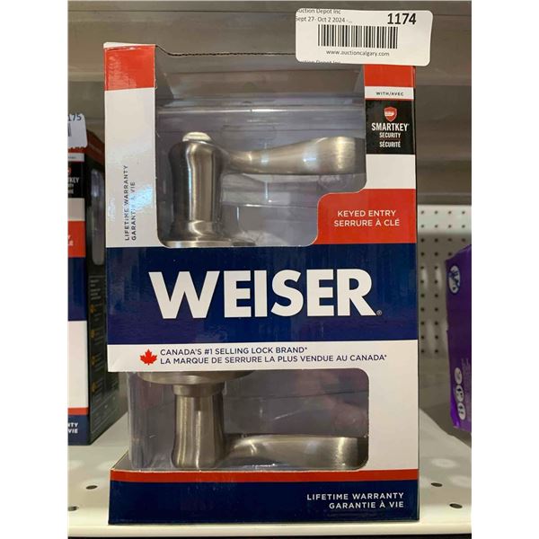 Weiser Keyed Entry With Smartkey Security