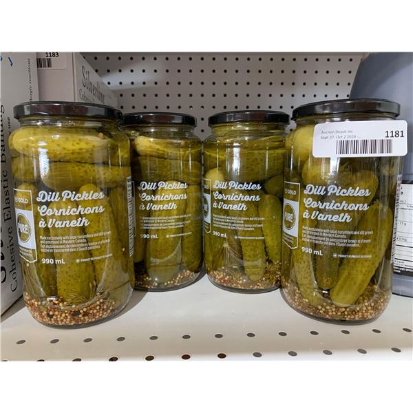 Co-op Gold Dill Pickles 990ml x 4
