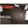 Image 2 : CURT 18145 48 x 20-Inch Basket Hitch Cargo Carrier, 500 lbs Capacity, Black Steel, 1-1/4, 2-in Adapt
