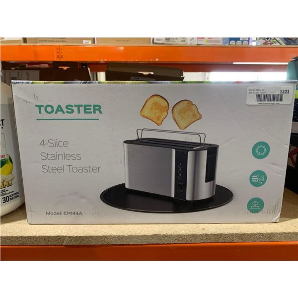 4 Slice Stainless Steel Toaster