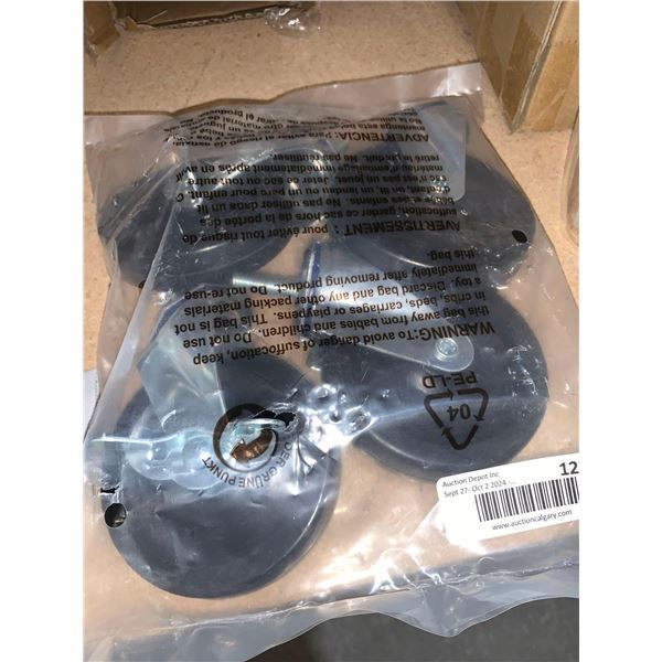 Lot of 4 Locking Wheel Castors