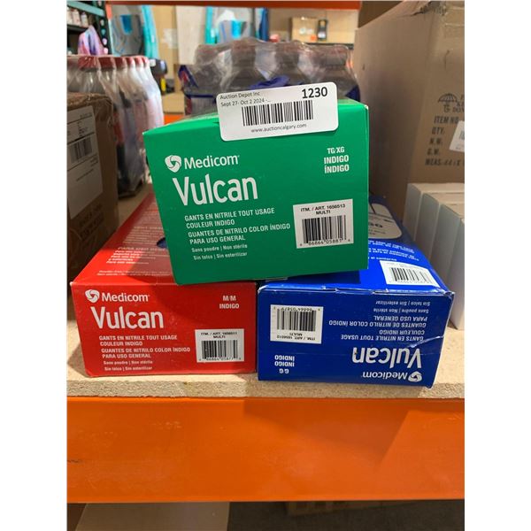Medicom Vulcan Medium / Large / Extra Large Nitrile Gloves 150pcs per Package