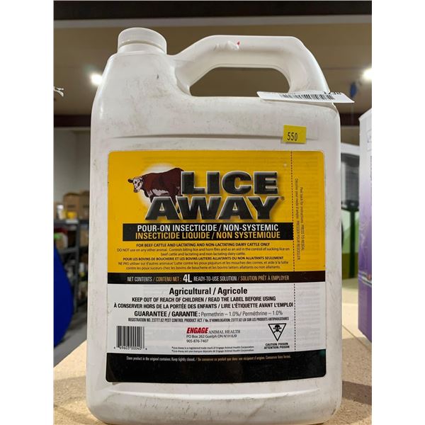 Lice Away Pour-On Insecticide / Non-Sytemic 4L