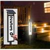 Image 1 : House Number Waterproof Solar Address Signs