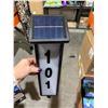 Image 3 : House Number Waterproof Solar Address Signs